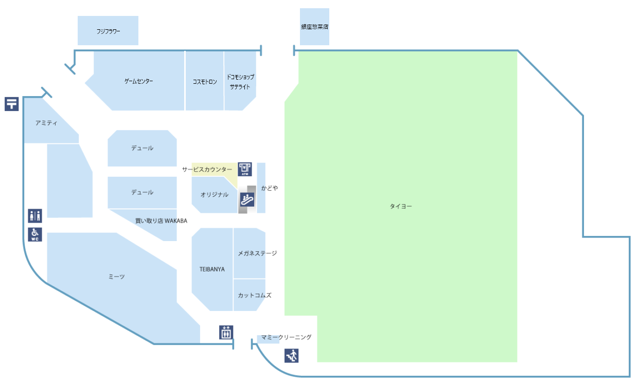1F フロアマップ